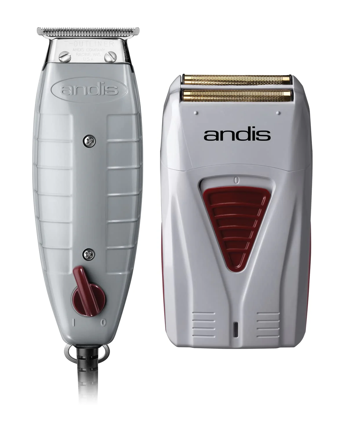 Andis 17195 Finishing Combo T-Outliner Trimmer & Pro Foil Lithium Titanium Foil Shaver - Professional Finishing Hair Clippers and Trimmer Kit for Men - Image 4