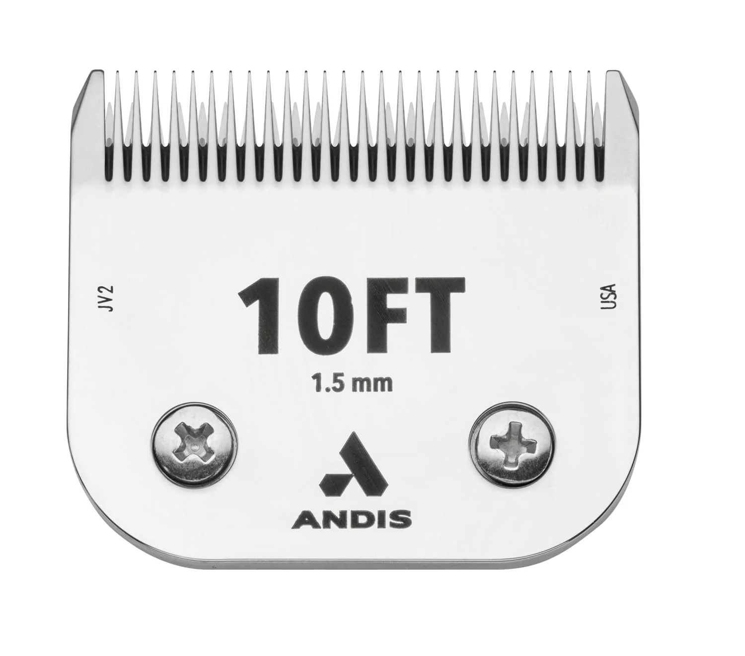 Andis 560192 ceramicEDGE Detachable Blade Size 10FT – Carbon Steel Pet Clipper Blade, Fine Tooth, Professional Grooming Performance