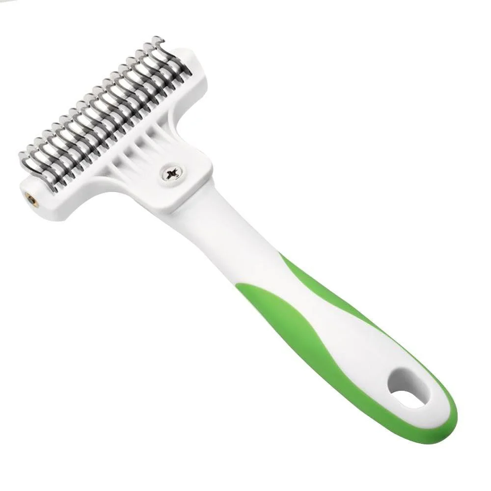 Andis 65760 Deshedding Tool for Cats & Dogs - Reduces Shedding up to 90% - Quick & Clean Grooming - Skin-Friendly Dematting brush with Non-Slip Rubber Handles - Image 2