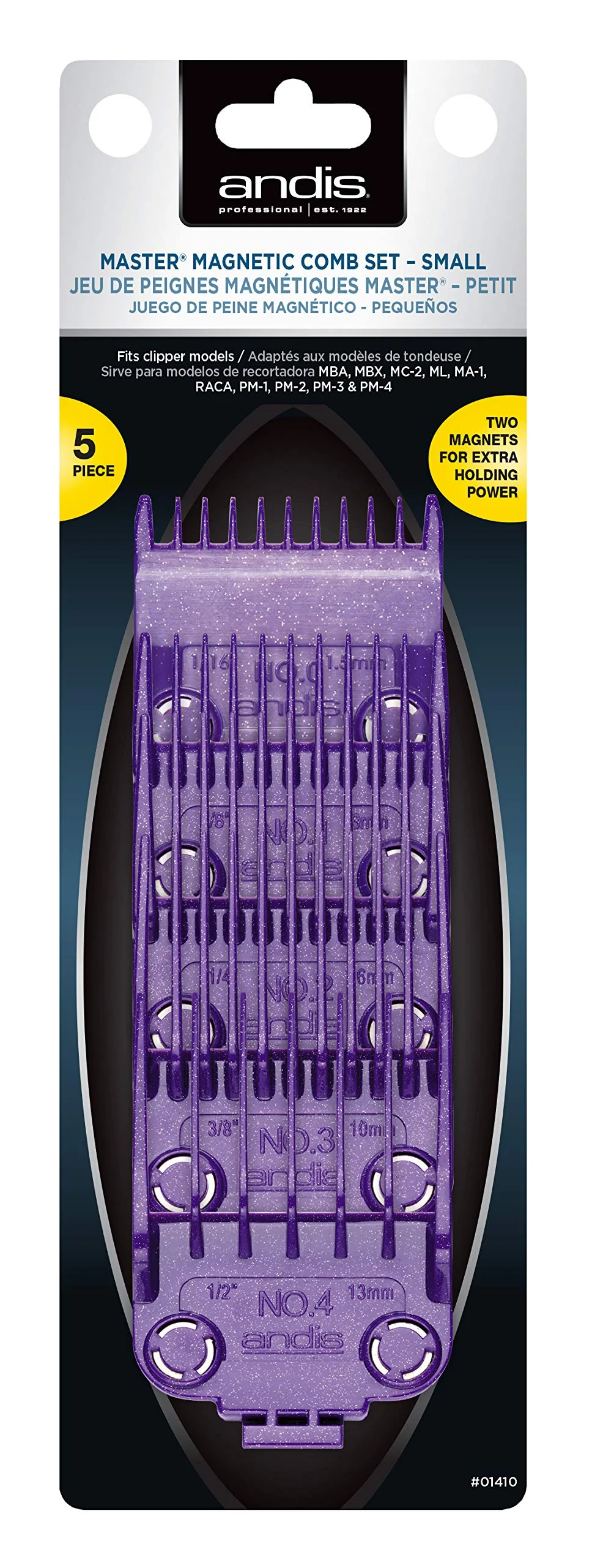 Andis Andismagnetic Comb Combo, Small and Large - Image 2