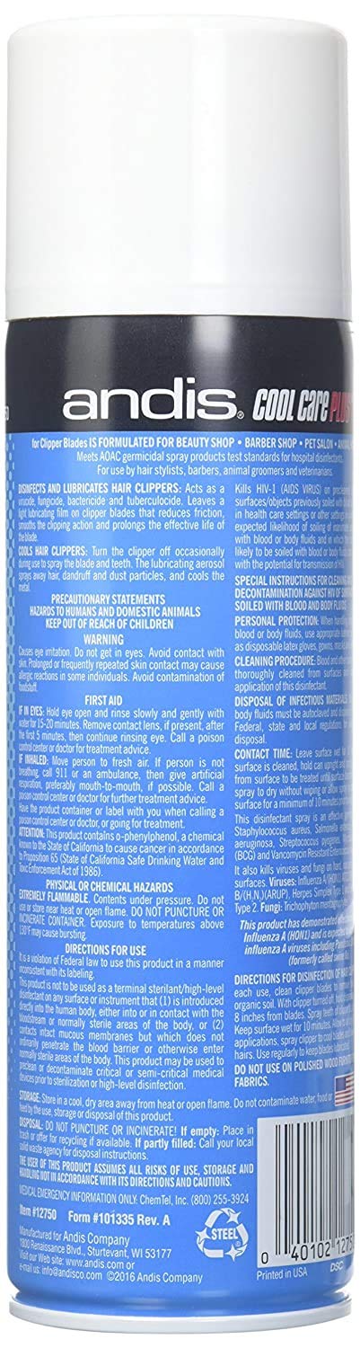 Andis DPD Cool Care Plus 5 in 1 for Clipper Blades - 15.5 Ounce - Image 2