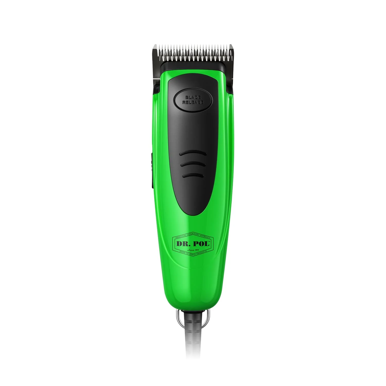 Andis Dr. Pol Easy Clip Versa Clipper Kit - Complete Grooming Solution with Detachable Blades, Attachment Combs, Nail Clipper & More for Safe, Efficient Grooming of All Dog Types, Green, 561121