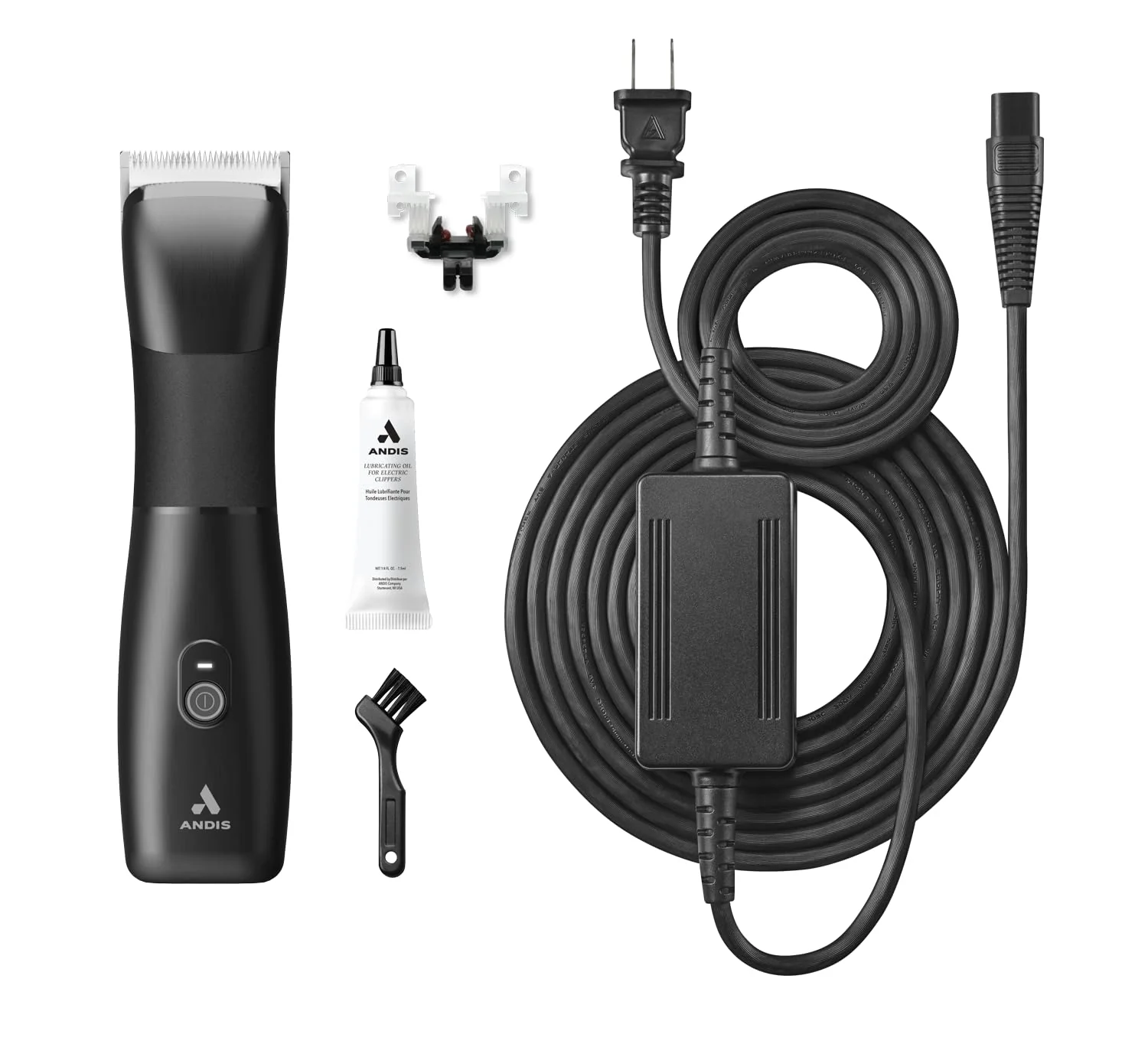 Andis Emerge Corded/Cordless Professional Rechargeable Detachable Blade Hair Clipper, Lithium-Ion Powerful Battery, High Power Motor, Contoured Grip, 561340, Black - Image 2