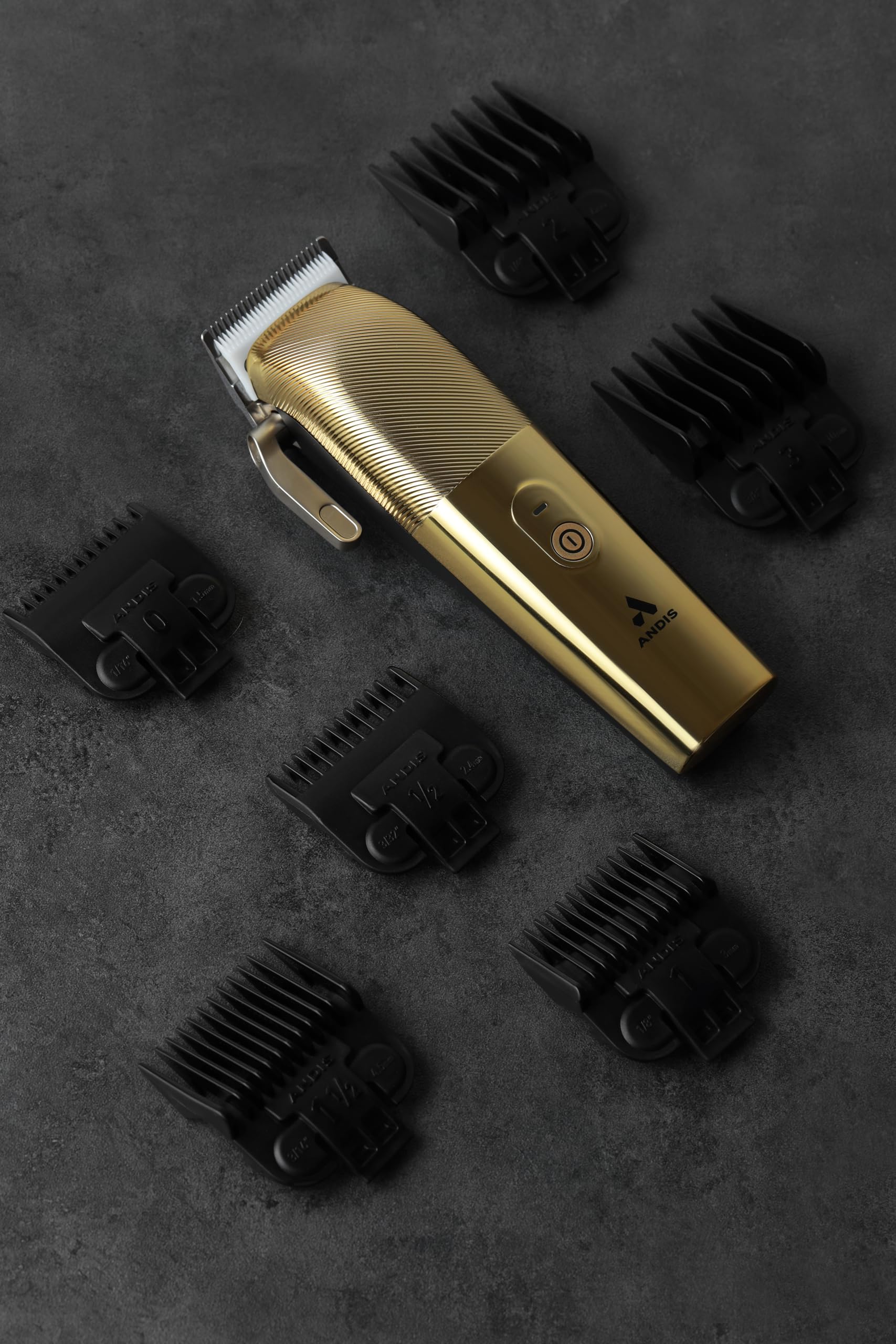 Andis Envy II Cordless Clipper Premium Edition, Professional Lithium-ion Electric Beard & Hair Clipper, Phaze Blade, Cordless, Gold - Image 4