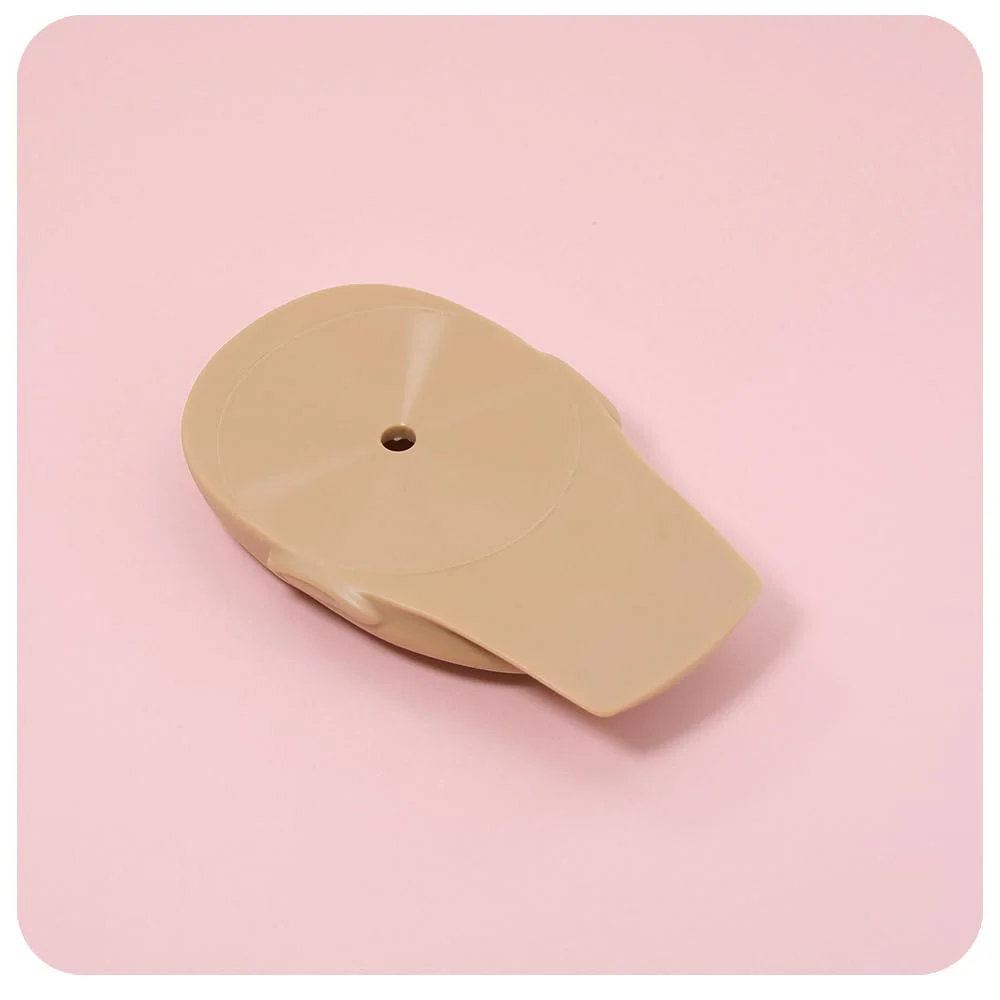 ANNAFRIS Lash Mannequin Head, Eyelash Extension Mannequin Head with Replaceable Eyelids, Premium Silicone Material, Skin Color - Image 5