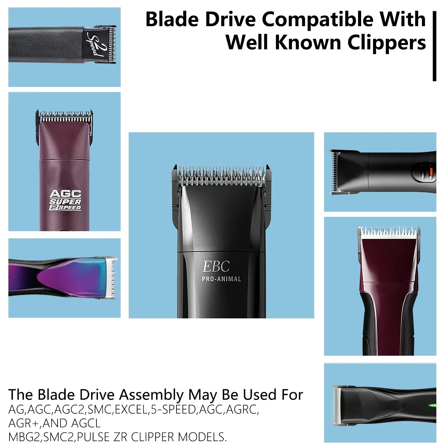 ANYSONIC 4PCS Blade Drive Assembly Lever Replacement Blade for andis pet Clipper - Image 2