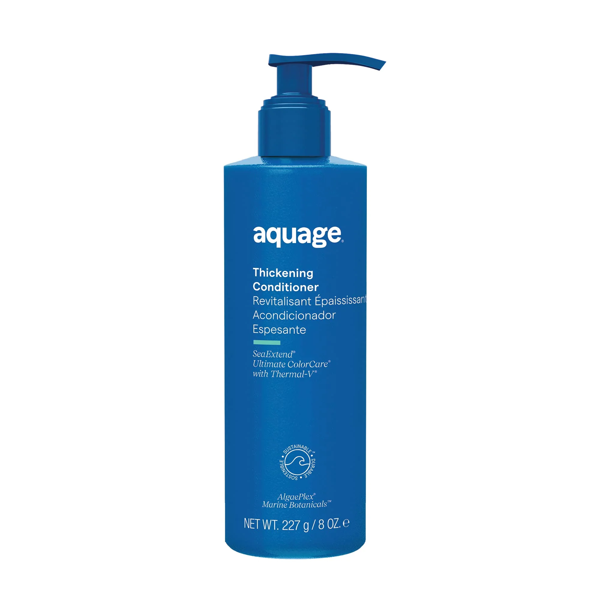 Aquage SeaExtend Volumizing Conditioner for Women & Men - Color-Safe, Lightweight Volume Conditioner for Fine Hair - With AlgaePlex Marine Botanicals & Thermal-V Technology for Volume & Shine (16 oz)