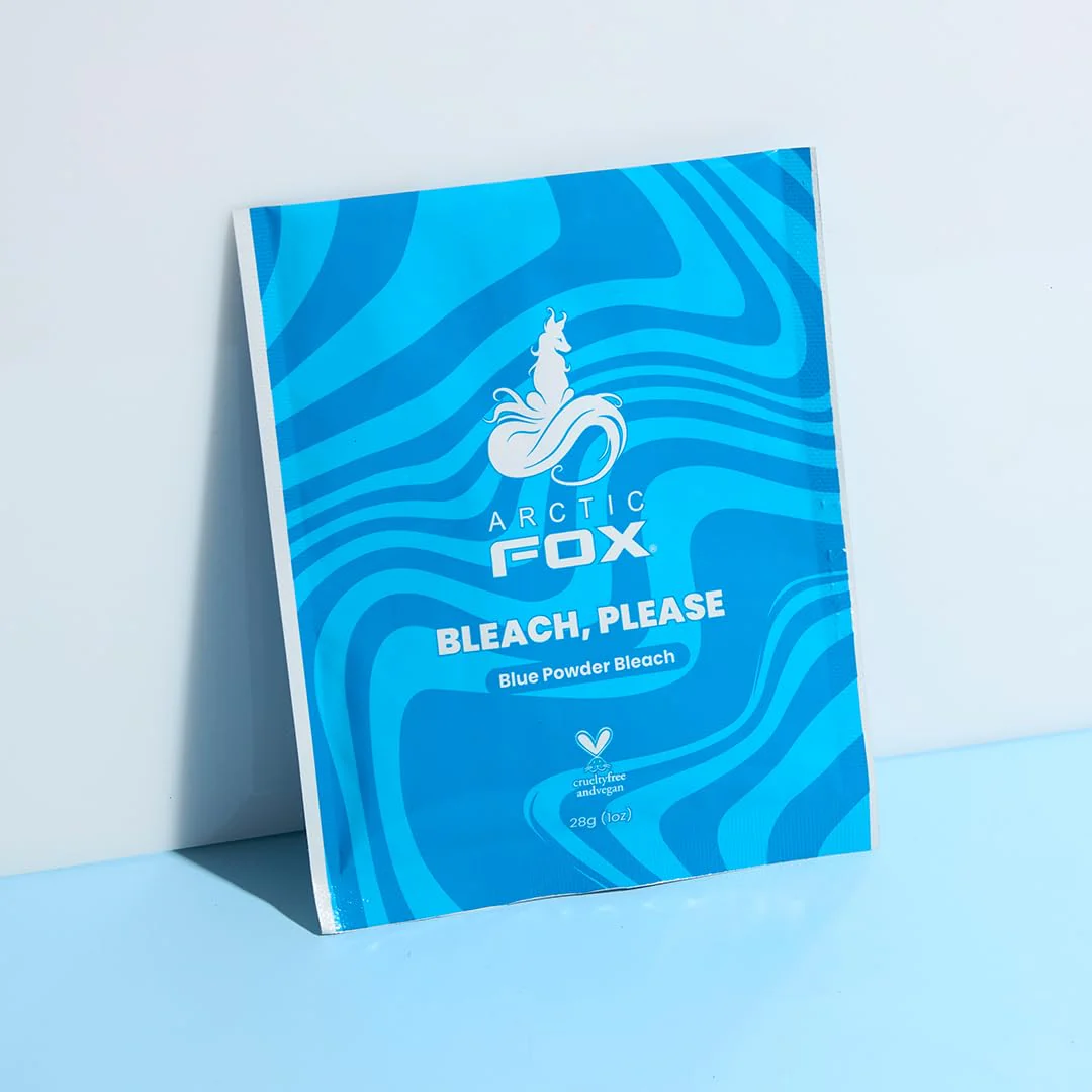 Arctic Fox Blue Powder Hair Bleach - Anti-Brass, Vegan, Cruelty Free, Quick Lightener - 1 oz - Image 4