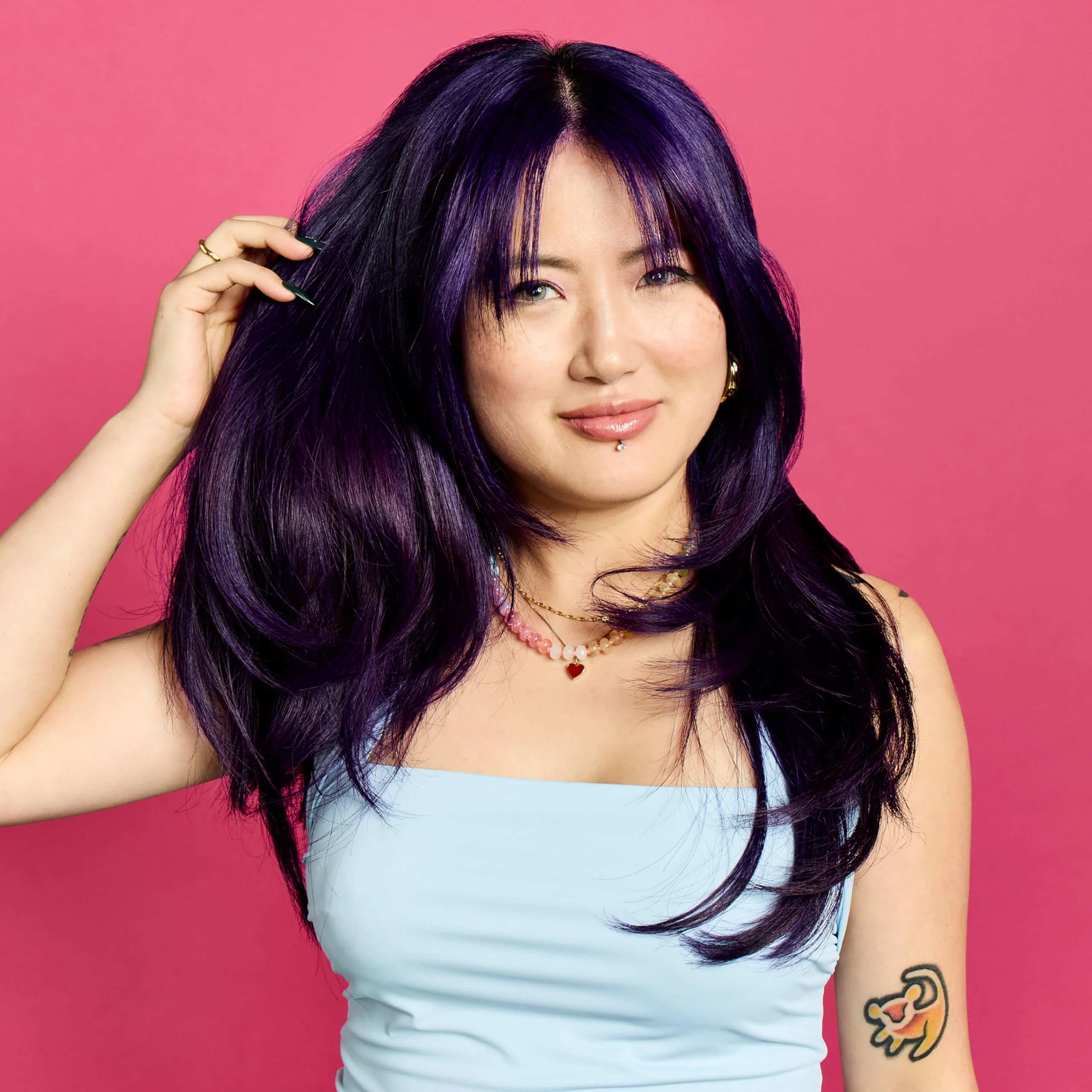 Arctic Fox Semi-Permanent Hair Dye Purple AF - Vegan, Cruelty-Free, Ammonia-Free, Conditioning - 8 Fl Oz - Image 3