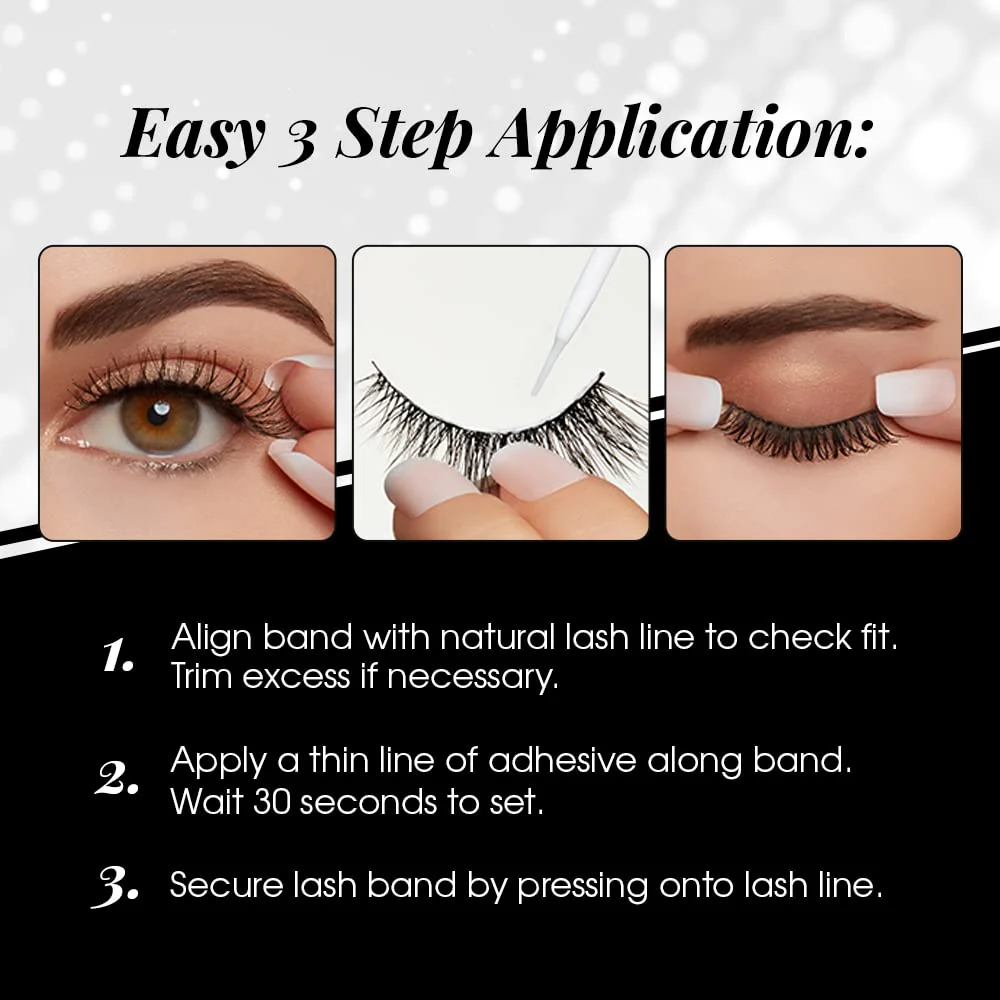 Ardell 3D Faux Mink Lashes 865 - Lightweight, Reusable, Wispy False Eyelashes for a Dramatic Natural Look, 1 Pair - Image 5
