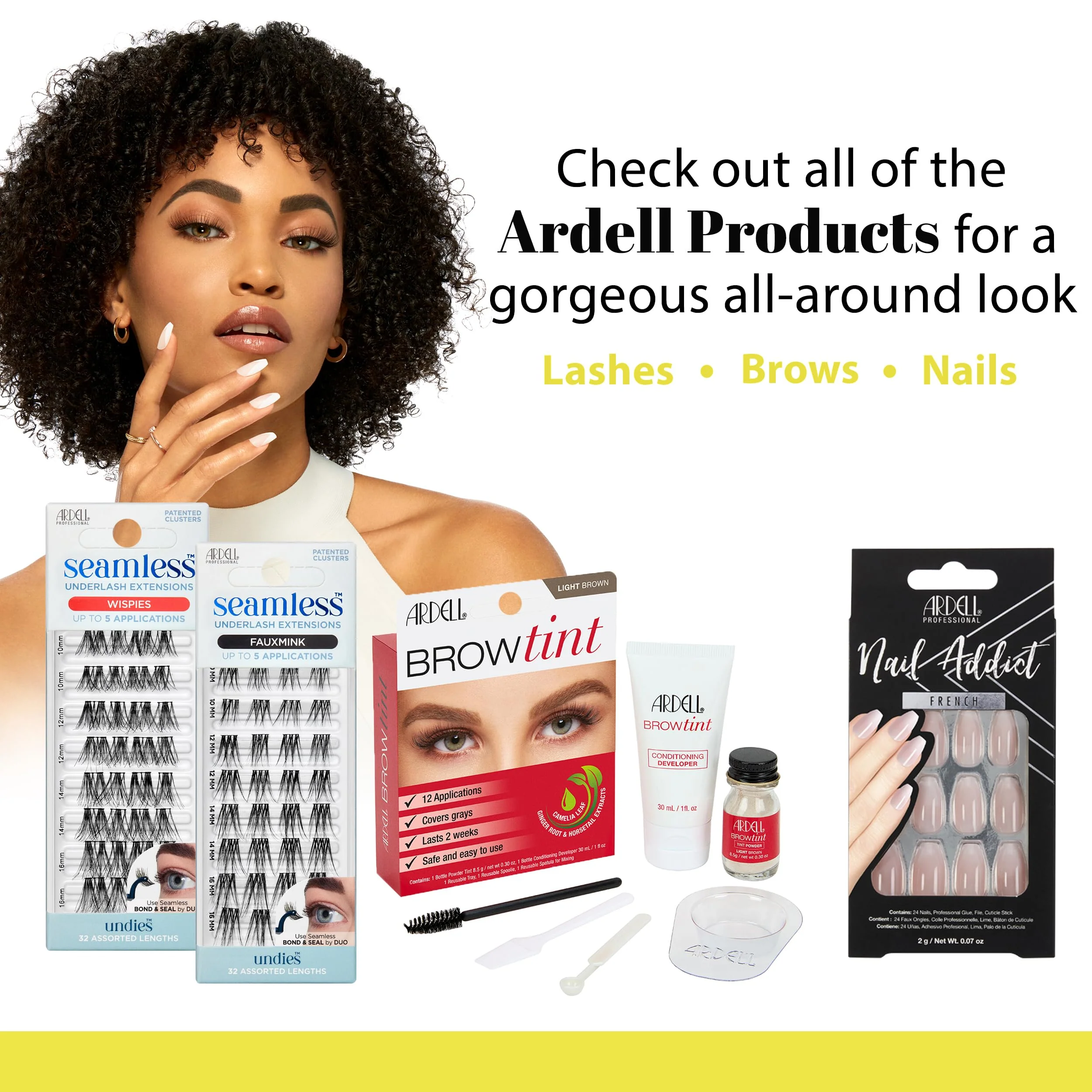 Ardell Active Lash - Speedy, False Eyelashes, Water-Resistant, Lightweight, Strip Lashes, 4 Pairs, 1-Pack - Image 6