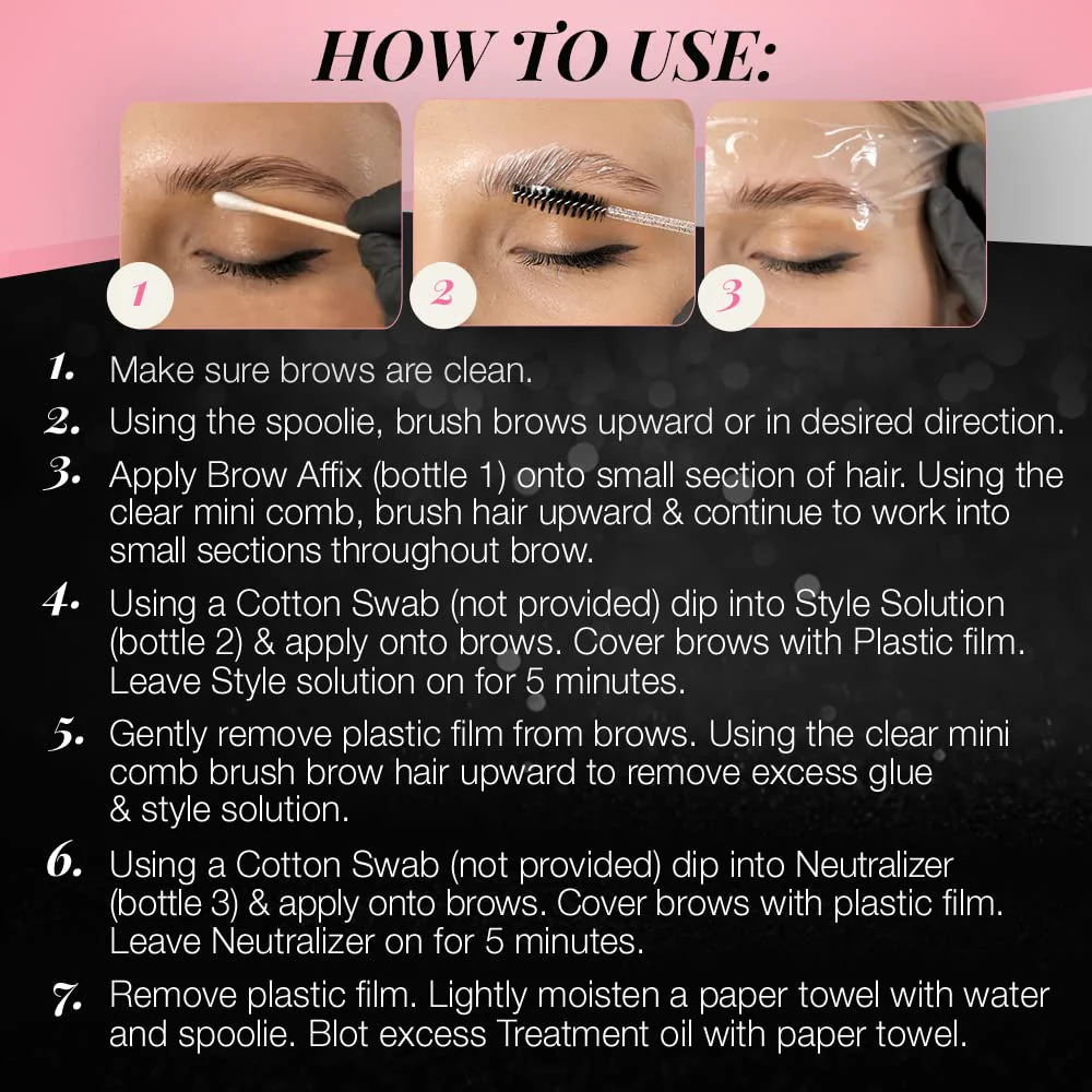 Ardell Brow Lamination Kit, Lift, Shape, and Define Brows, Waterproof, 1-Pack - Image 6