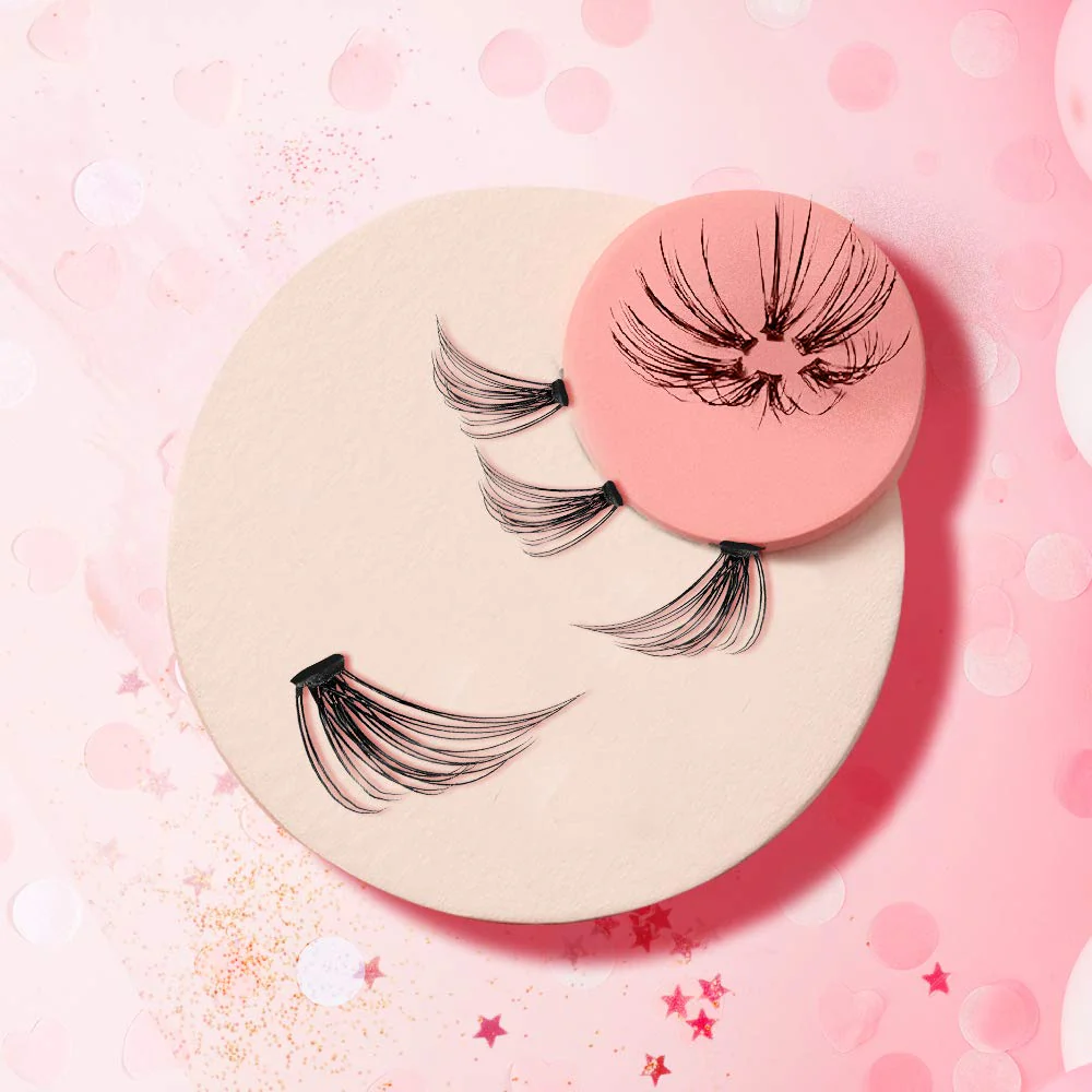 Ardell False Eye Lashes Faux Mink Individuals Medium Black 4 Pack - Image 3