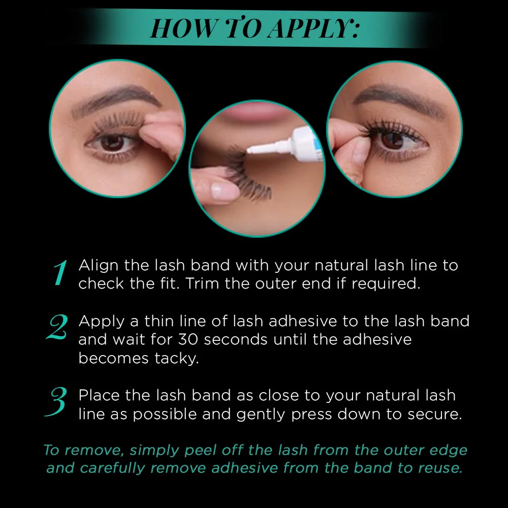 Ardell False Eyelashes 117 - Black, Natural Look & Flared Wispy Strip Lashes for Everyday Glam, 4 Pack - Image 5