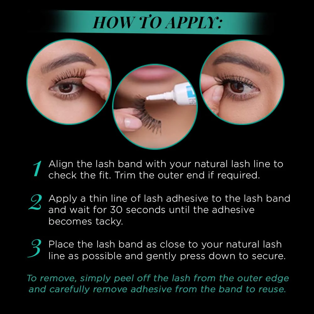 Ardell False Eyelashes, Babies - Lightweight, Natural Look Strip Lashes with Invisiband for Everyday Wear, 4 Pack - Image 5