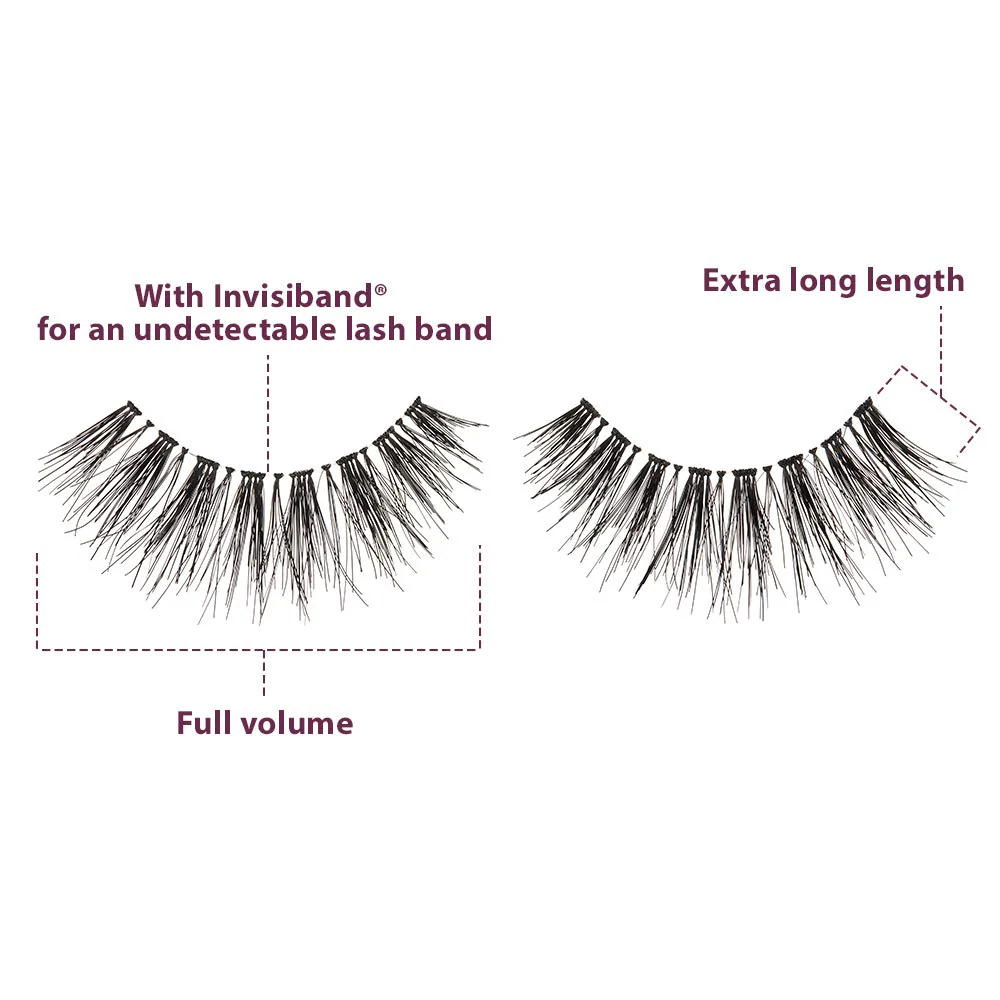 Ardell False Eyelashes Double Up 113 - Reusable Dramatic Volume Lashes, Eye Makeup Beauty Enhancement, 4 Pack - Image 2