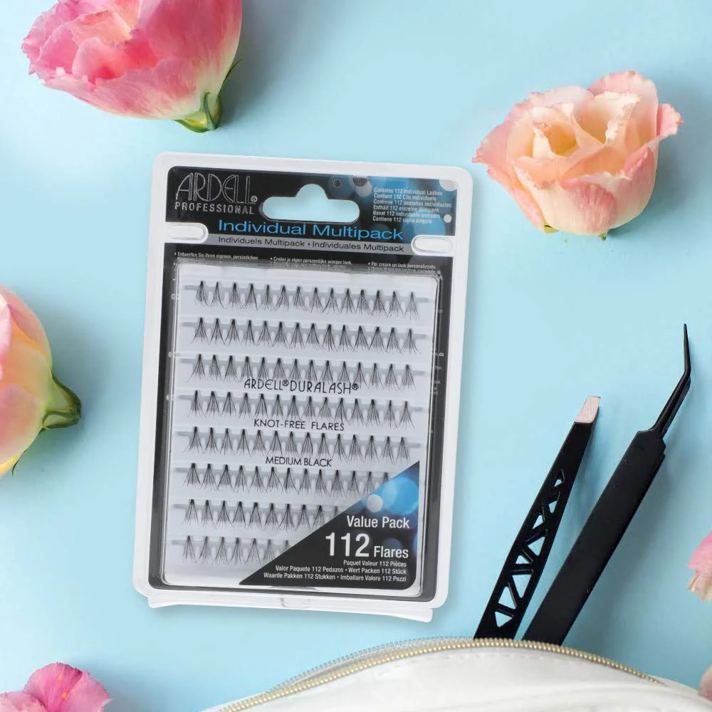 Ardell False Eyelashes Multipack Knot-Free Individuals Medium Black, 2-Pack - Image 5