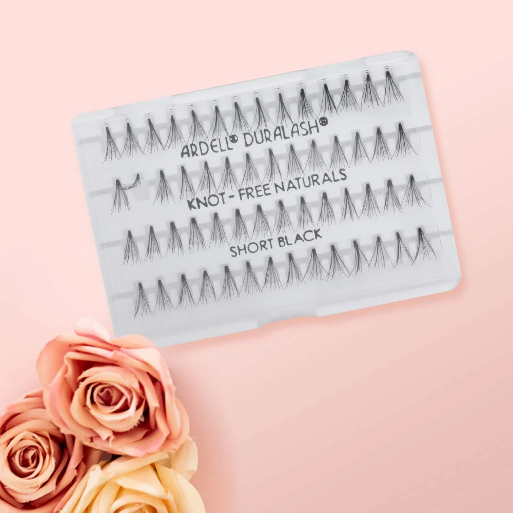 Ardell Individual False Eye Lashes - Short, Black, Natural Look DIY Lash Clusters, Easy Application for Eyelash Extension Effect, 4 Pack - Image 5
