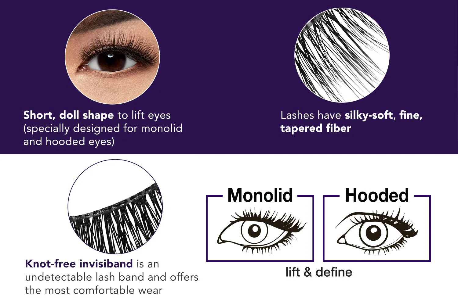 Ardell Lash Extension FX L Curl Lashes – Lift & Define Eyelashes, Natural for Hooded Eyes, Reusable Eye Lash, 4 Pack - Image 4