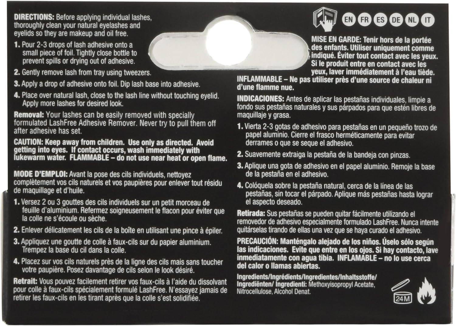 Ardell Lashtite Adhesive Bottle, Clear, 0.12 Oz - Image 3