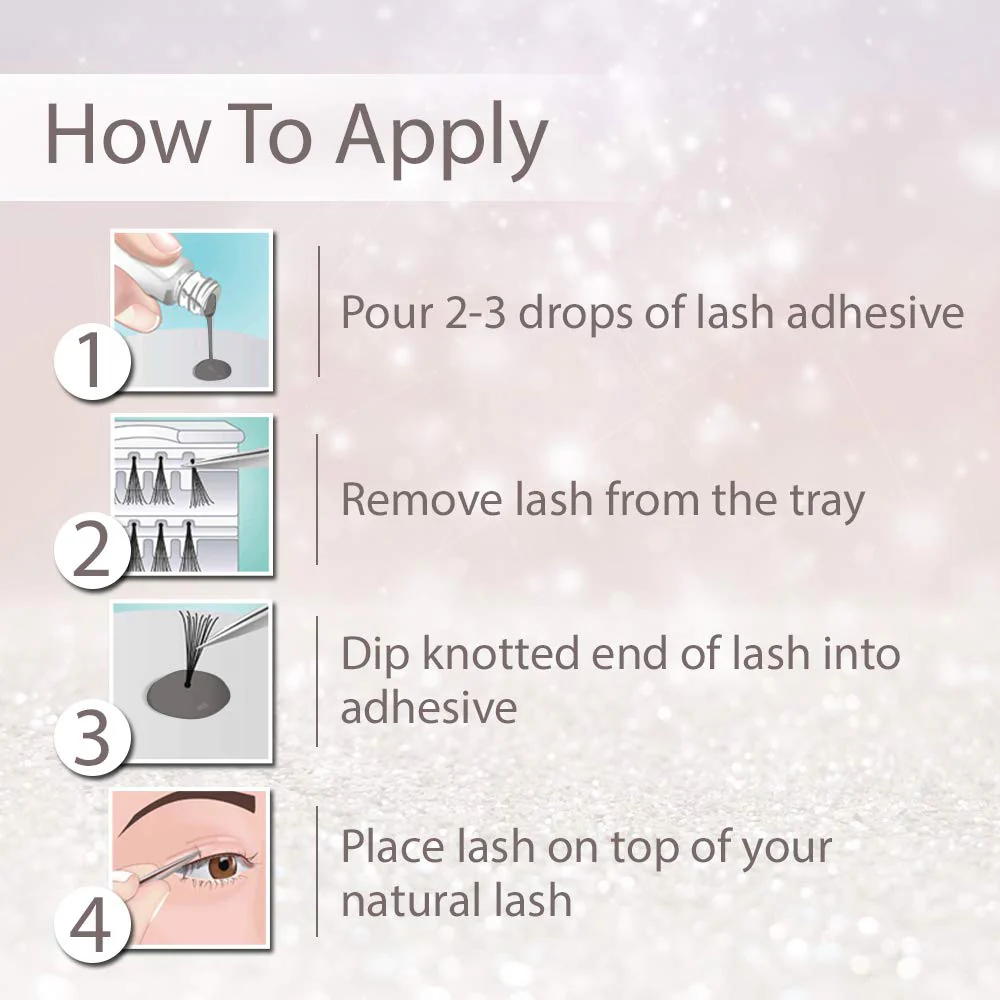 Ardell LashTite Lash Adhesive, Dark Eyelash Glue for Individual Lashes - Long-Lasting Waterproof Lash Glue, 2 fl oz - Image 4