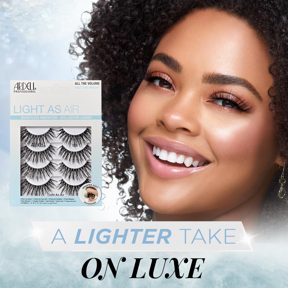 Ardell Light As Air 523 Lashes, 4 Pairs in a Pack - Image 3