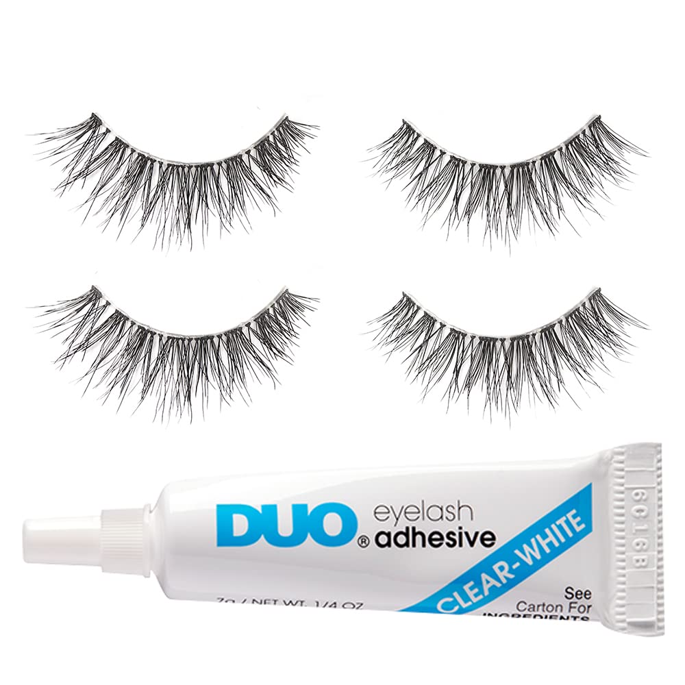 Ardell Naked Lashes 425, 2 Pairs, with 1g Duo Pipette Clear-White Adhesive, Subtle Volume & Length, 1 Set - Image 6