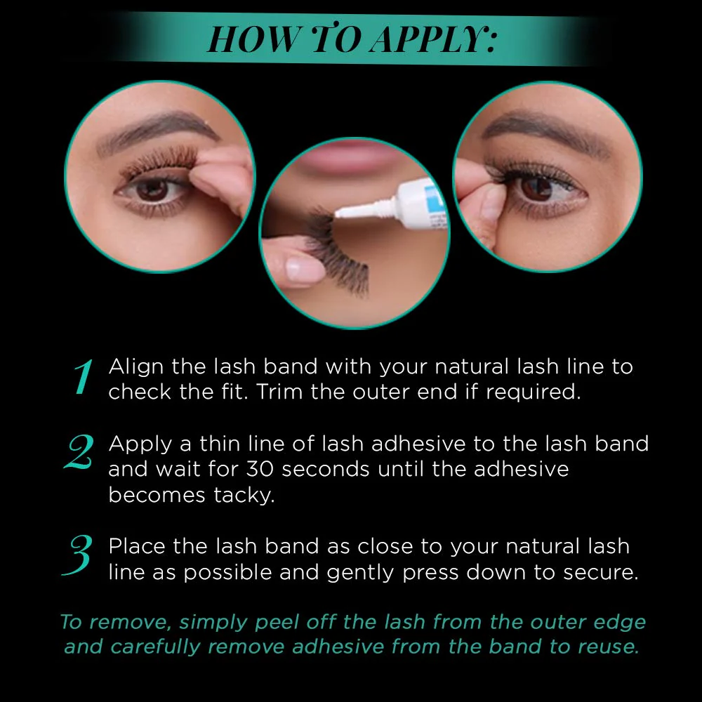 Ardell Natural Lashes False Eyelashes Lacies Black (4 Pack) - Image 5