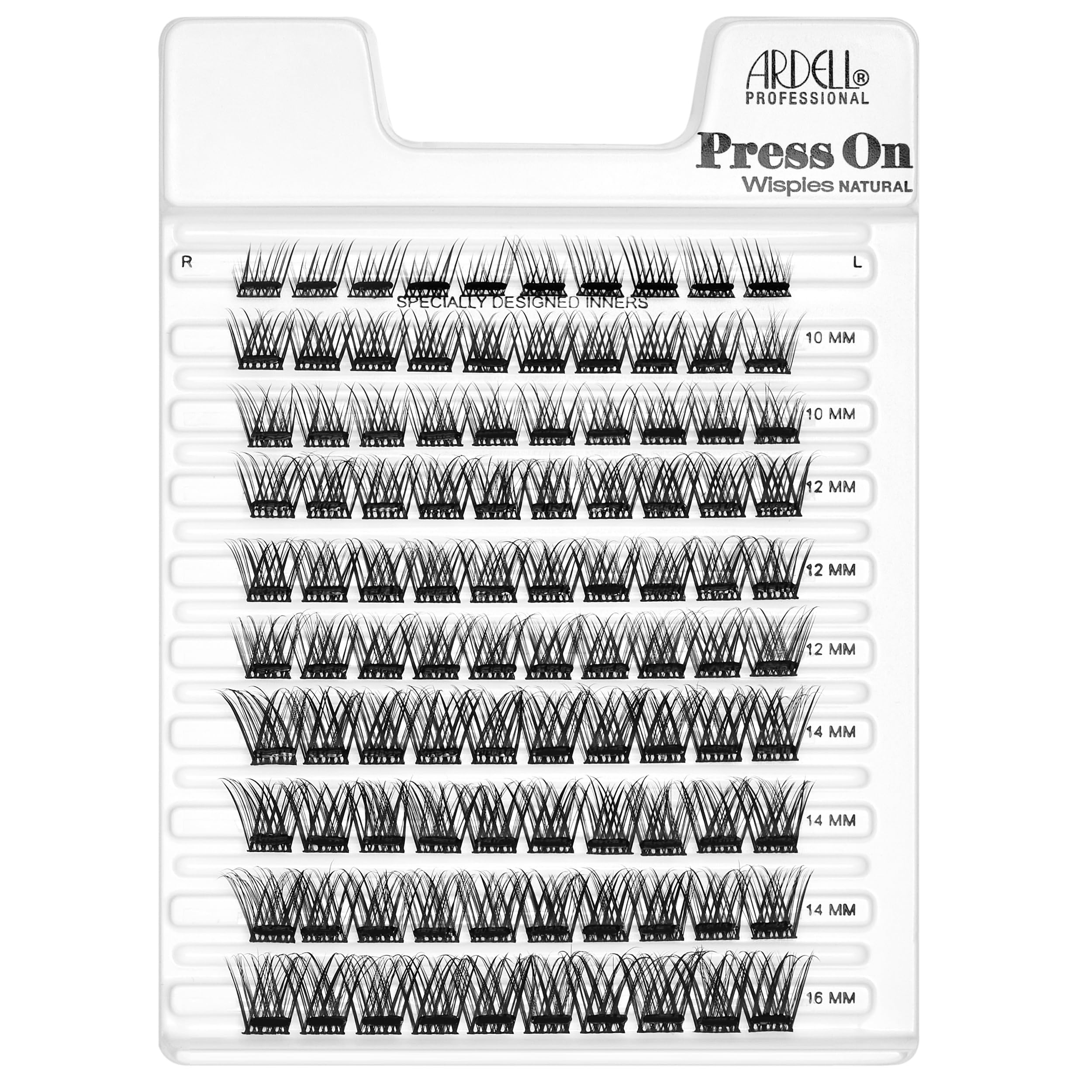 Ardell Press On Lashes Wispies Natural – Pre Glued Underlash Extensions, Wispy Lash Clusters, No Glue Needed, DIY Eyelash Cluster Extensions, 100 ct - Image 9