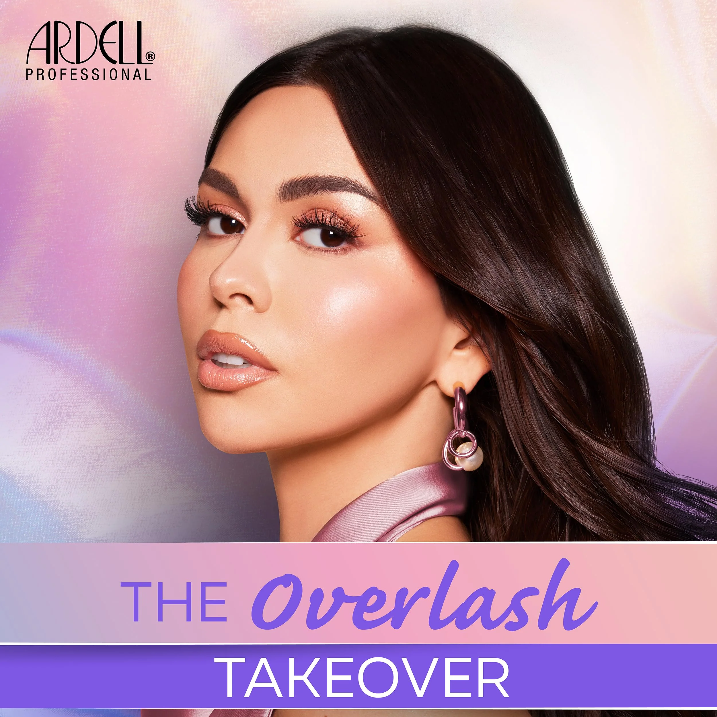 Ardell Press On Overlash 3D Fauxmink Volume 858 – Self Adhesive Lash Clusters, No Glue Needed Eyelashes, Pre Glued Cluster Eyelash Extensions, 1 Pack - Image 2