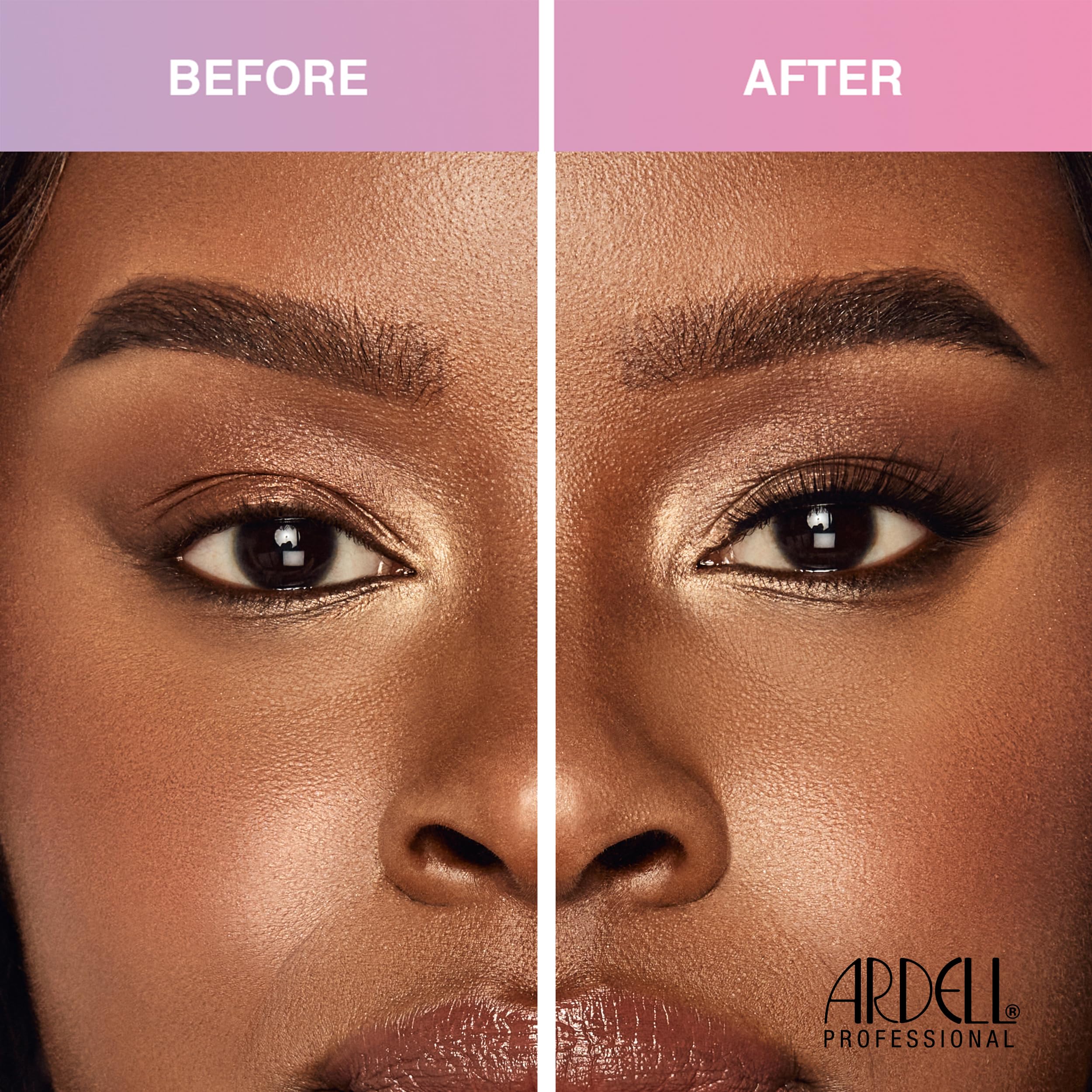 Ardell Press On Overlash 3D Fauxmink Volume 858 – Self Adhesive Lash Clusters, No Glue Needed Eyelashes, Pre Glued Cluster Eyelash Extensions, 1 Pack - Image 8