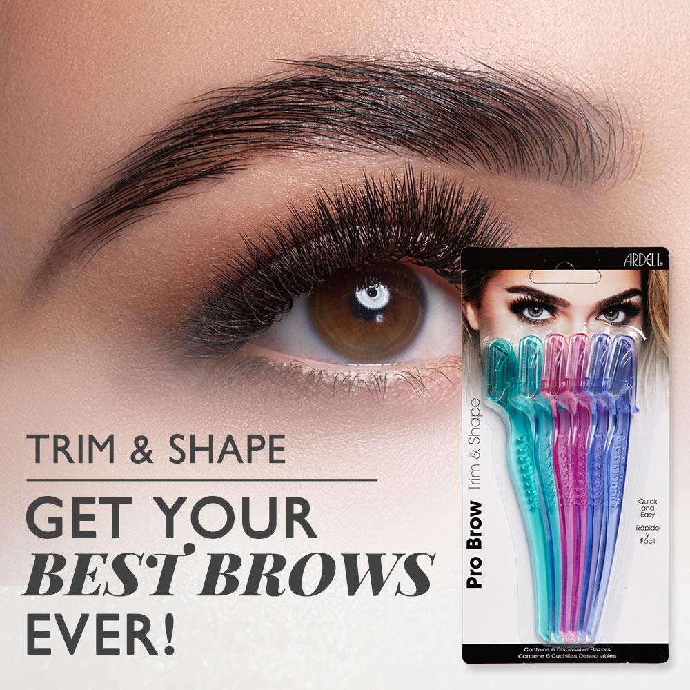 Ardell Pro Brow for Trim & Shape – Eyebrow Razor, Trimmer, and Shaper with Cover, Face Razor for Women, Dermaplane Razor, 1 Pack - Image 2
