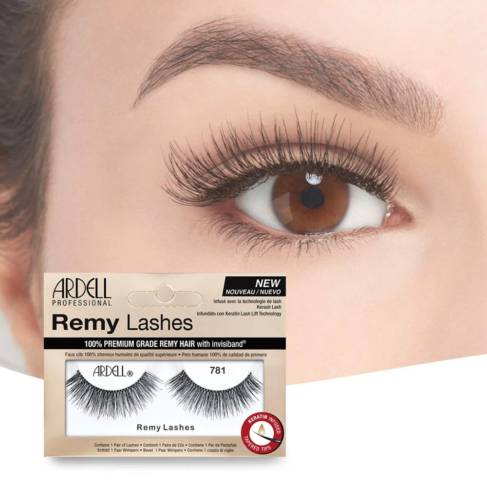 Ardell Remy Lash 781, Premium Grade Remy Hair False Lashes with Invisiband, 4 pairs - Image 5