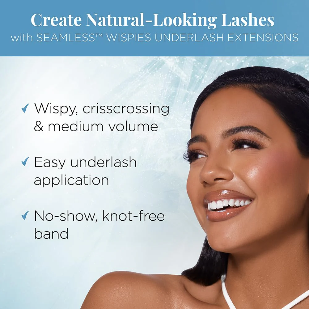 Ardell Seamless Eyelash Extensions Refill Kit, Wispies - 32 Assorted Cluster Lengths, Customizable DIY Lash Clusters for Natural Look Lashes - Image 2