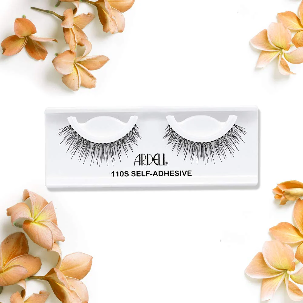 Ardell Self Adhesive Eyelashes 110S – Pre Glued Eyelashes No Glue Needed, Natural Looking Strip, 4 Pack - Image 4
