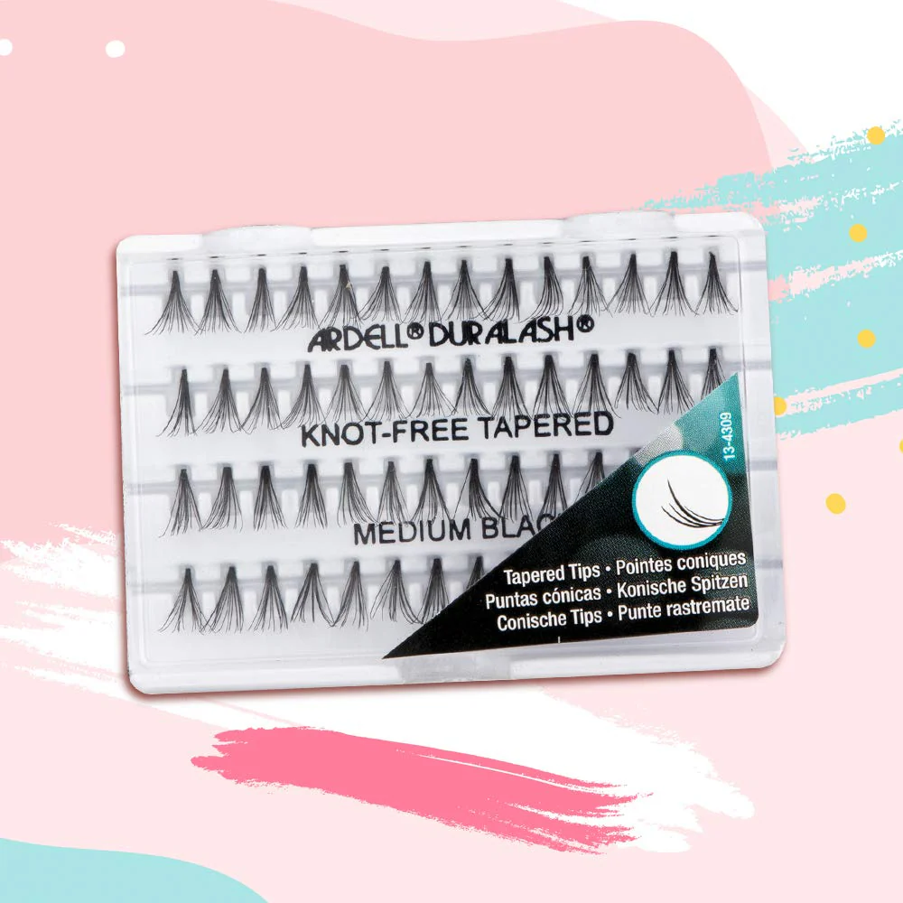 Ardell Soft Touch Individual Lashes – Knot-Free Lash Clusters, Medium Tapered False Eyelashes, 4 Pack - Image 4