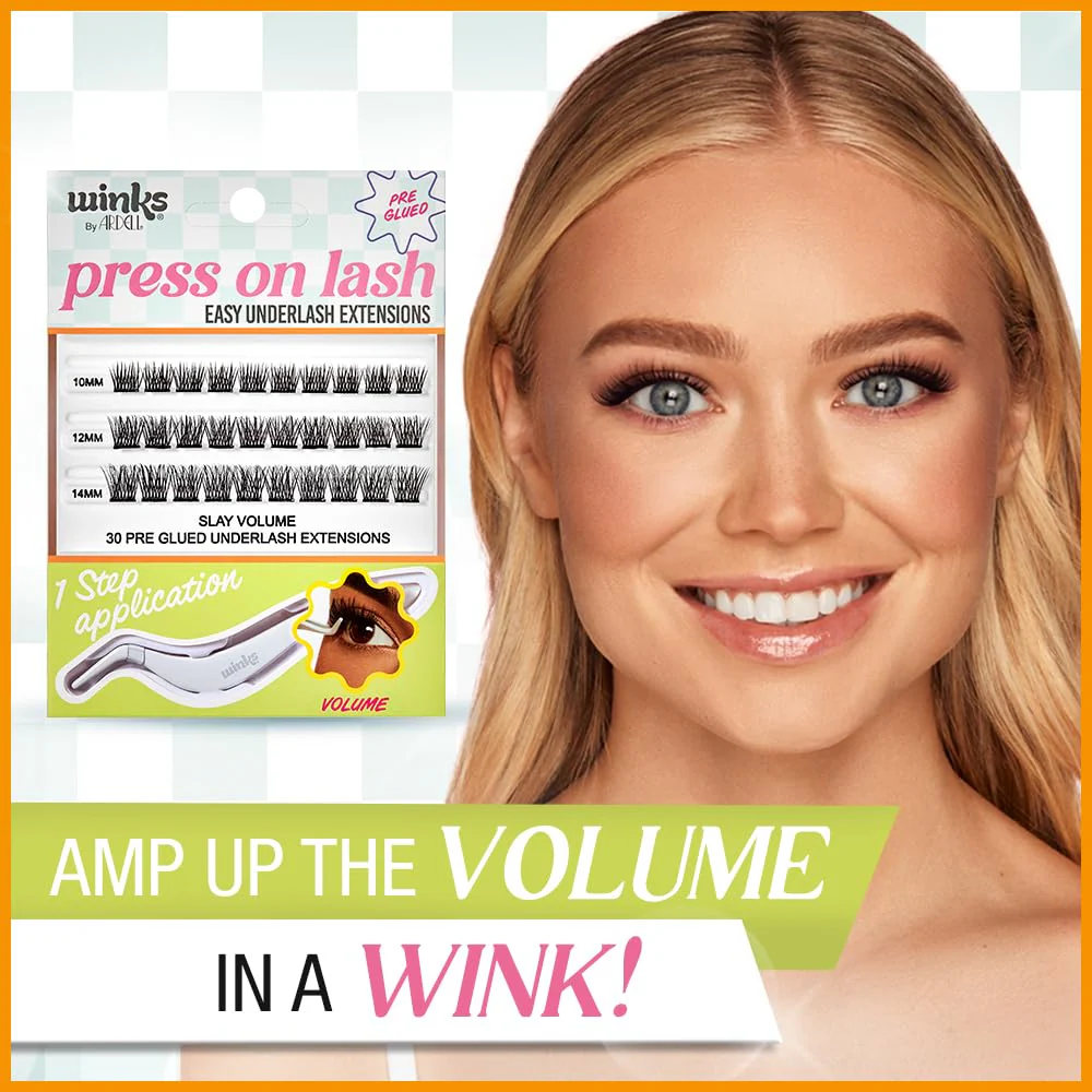 Ardell Winks Press On Eyelash Extensions, Volume - DIY Clusters, 30 Individual Lashes, Natural Look with Applicator, 1 Pack - Image 4