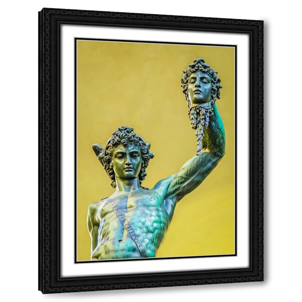 ArtDirect Perseus, Florence, Italy. Statue by Cellini in Loggia dei Lanza of beheading of Medusa by Perseus. Custom Framed Art Print Giclee or Canvas Options with Various Sizes by McCallum, Murray - Image 6