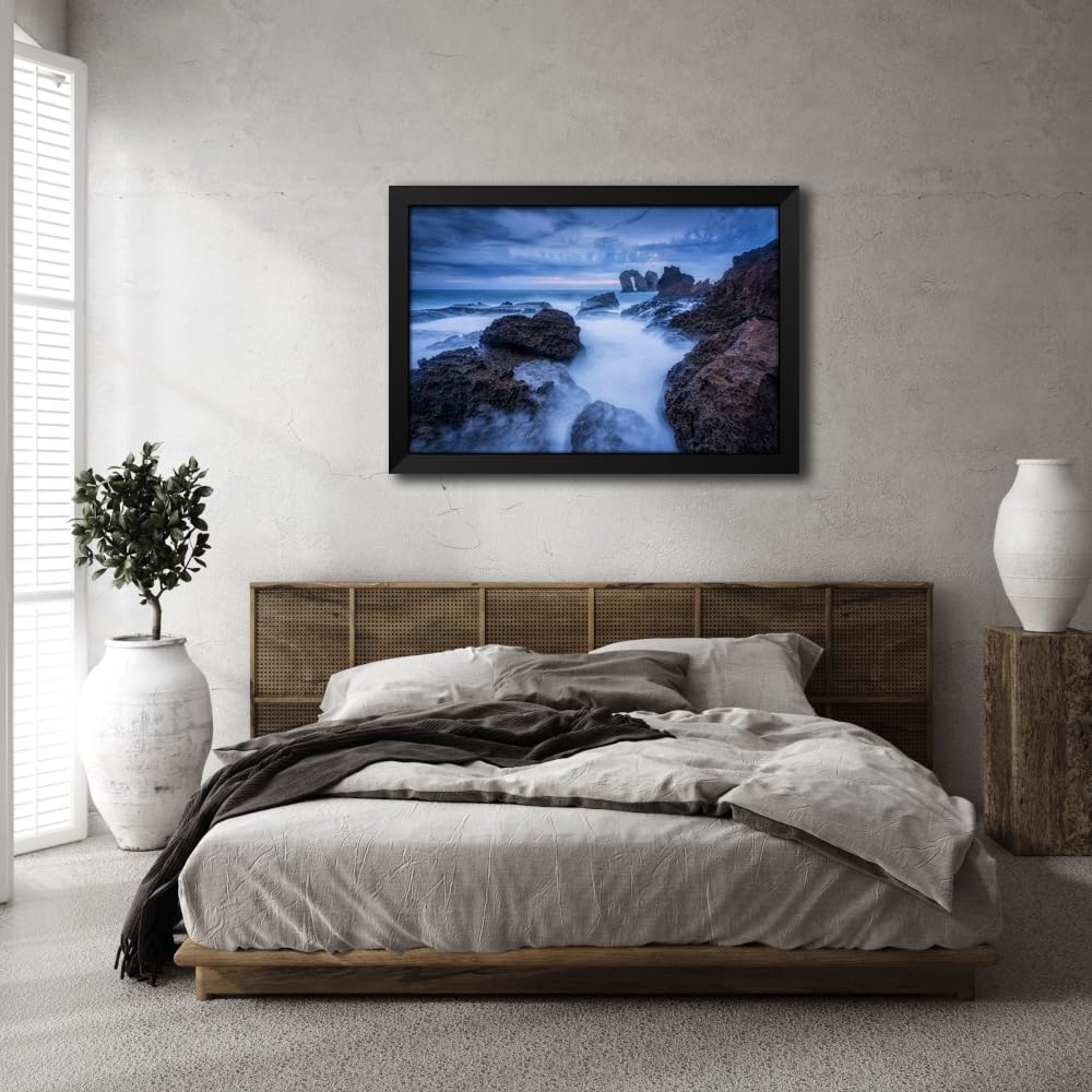 ArtDirect Rocky Blue Custom Framed Art Print Giclee Print or Canvas Options with Various Sizes and Customization by Lanza, Sergio - Image 9