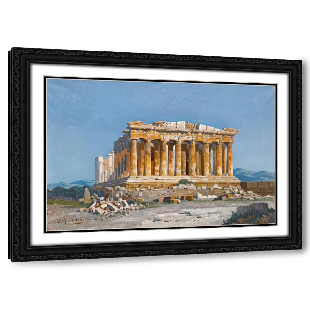ArtDirect The Acropolis (1924) Custom Framed Art Print Giclee Print or Canvas Options with Various Sizes and Customization by Stephanos Lanza - Image 6