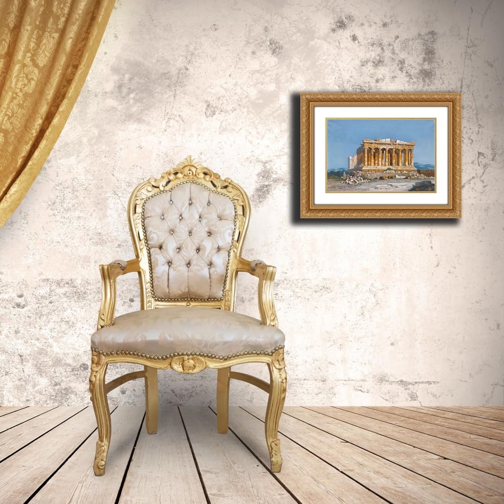 ArtDirect The Acropolis (1924) Custom Framed Art Print Giclee Print or Canvas Options with Various Sizes and Customization by Stephanos Lanza - Image 8