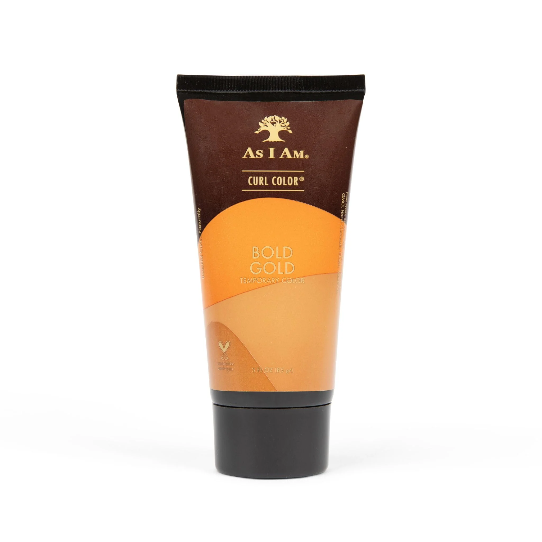 As I Am Curl Color - Bold Gold - 3 ounce - Color & Curling Gel - Temporary Color - Medium Hold - Vegan & Cruelty Free, Jaune