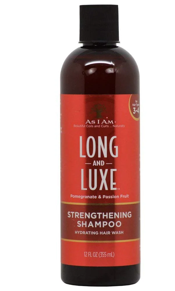 As I Am Long&Luxe Pomegranate"Shampoo+Conditioner+Leave-In+Cream" Hair Bundle - Image 4