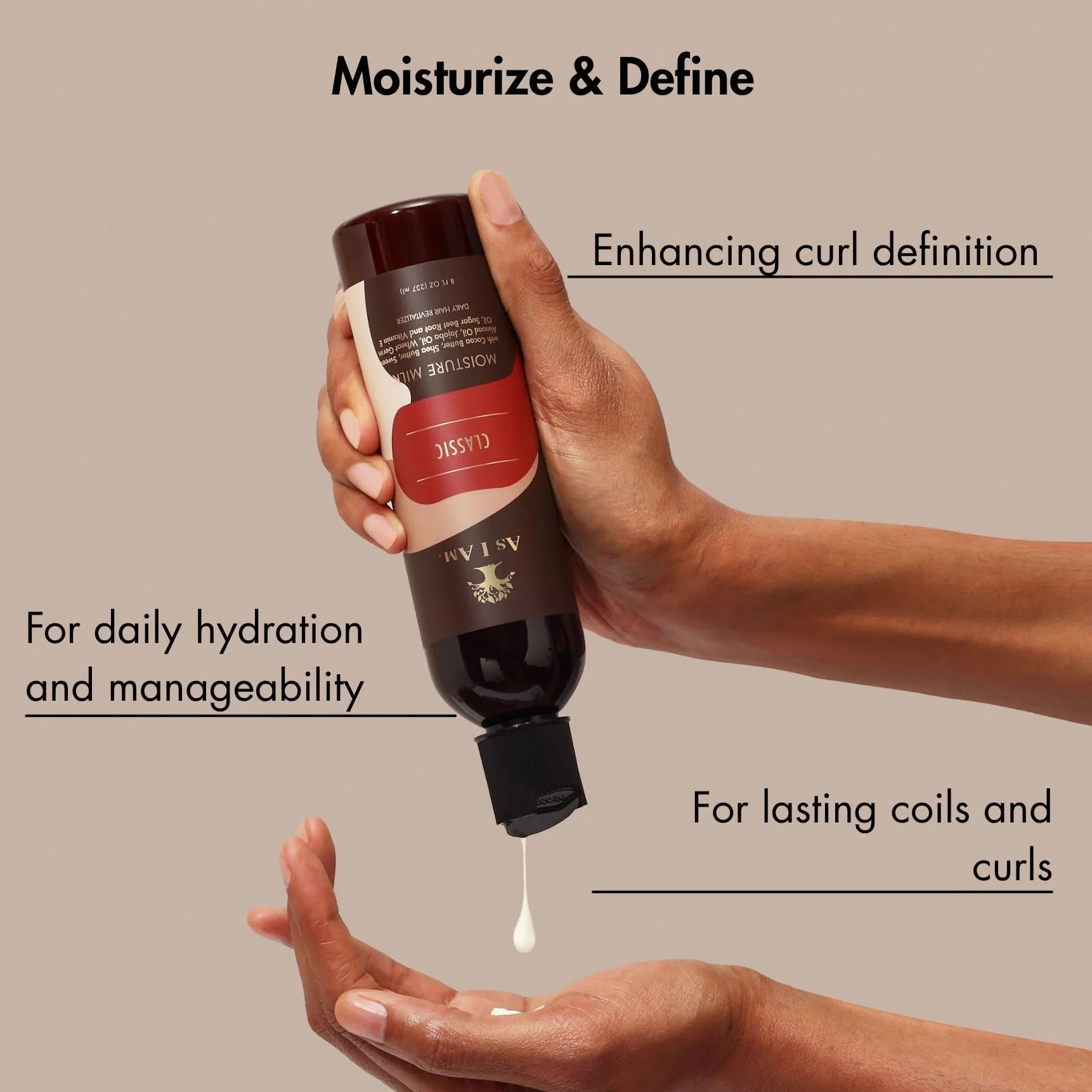 As I Am Moisture Milk Daily Hair Revitalizer, 8 Oz (566890) - Image 4