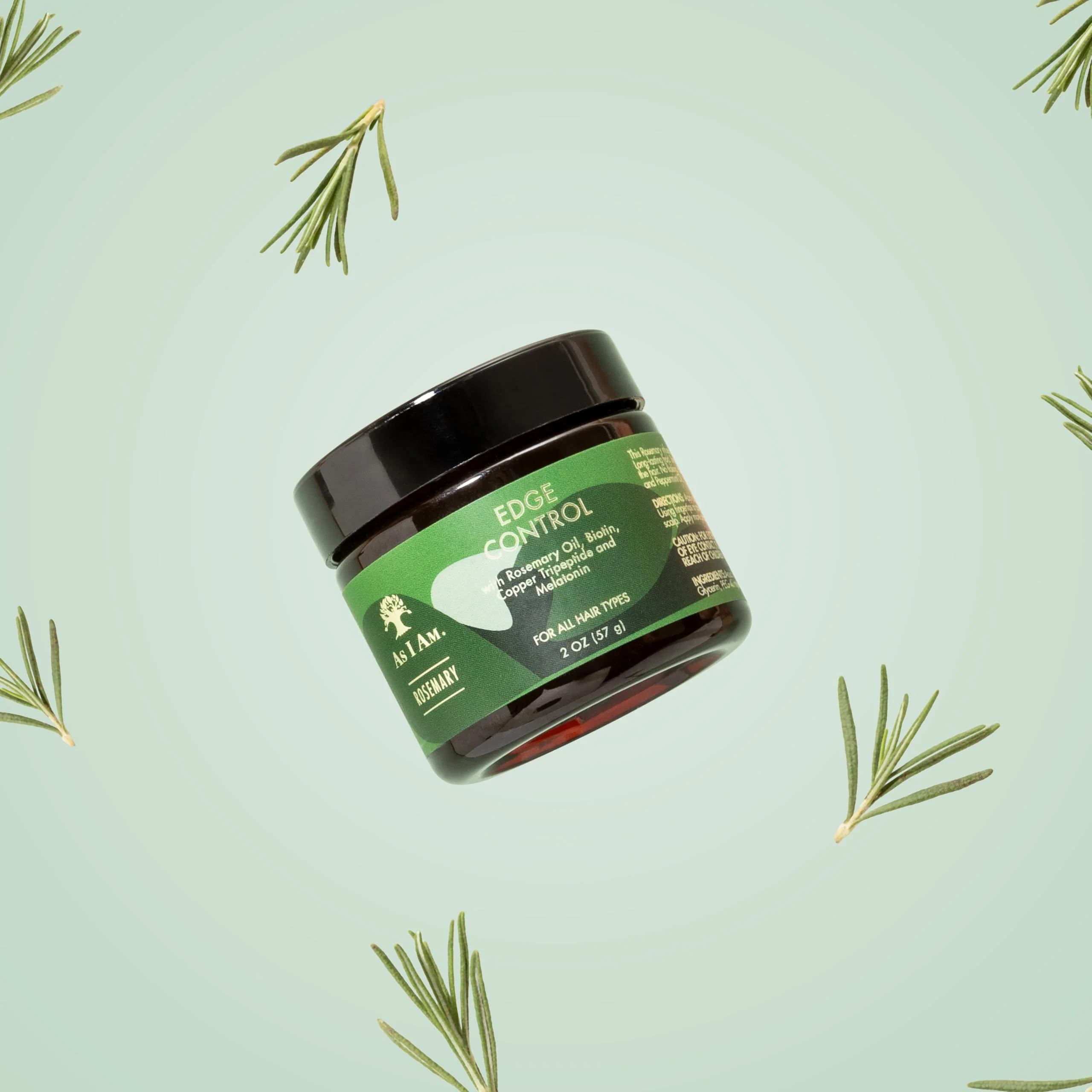 As I Am Rosemary Edge Control 2 oz - with Biotin & Saw Palmetto - Image 7