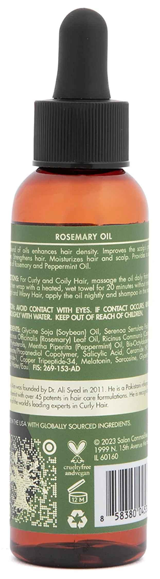 As I Am Rosemary Oil - 2 oz - Hair Density Serum - with Biotin & Saw Palmetto - Image 5
