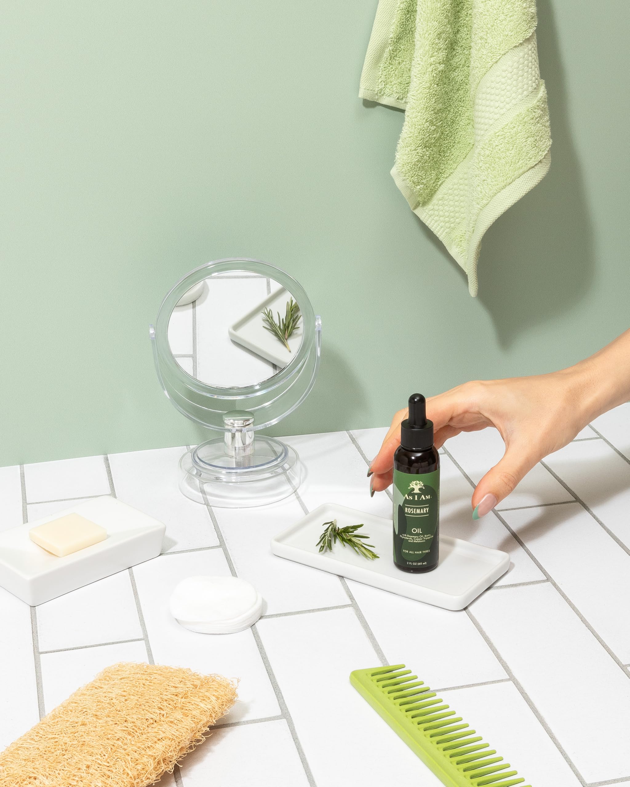As I Am Rosemary Oil - 2 oz - Hair Density Serum - with Biotin & Saw Palmetto - Image 9