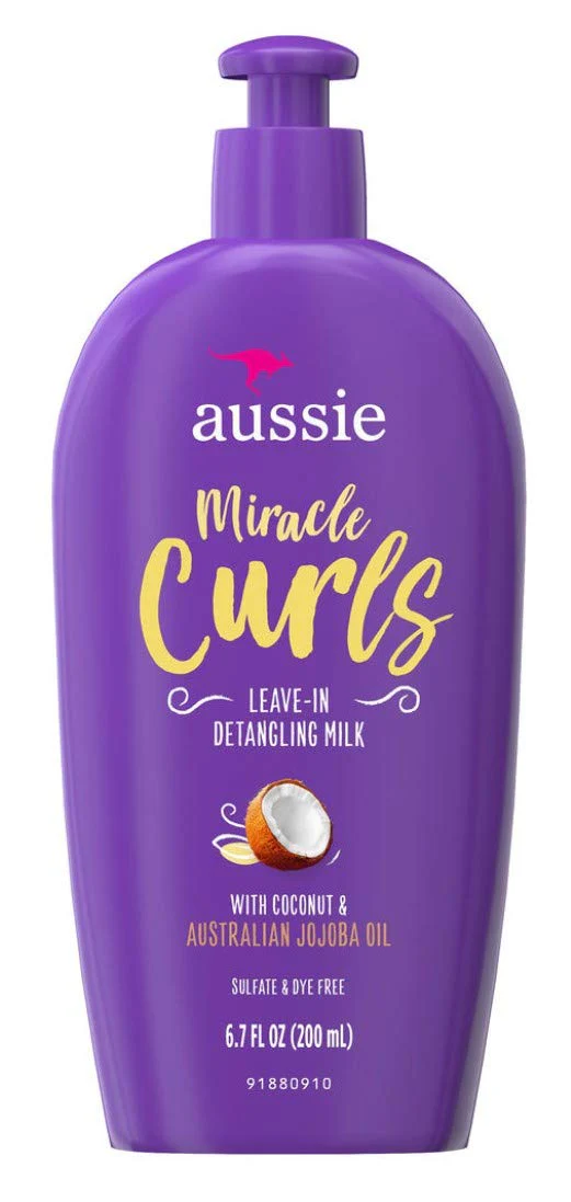Aussie Miracle Curls Leave-In Detangler Milk 6.7 Ounce (200ml) (2 Pack) - Image 3