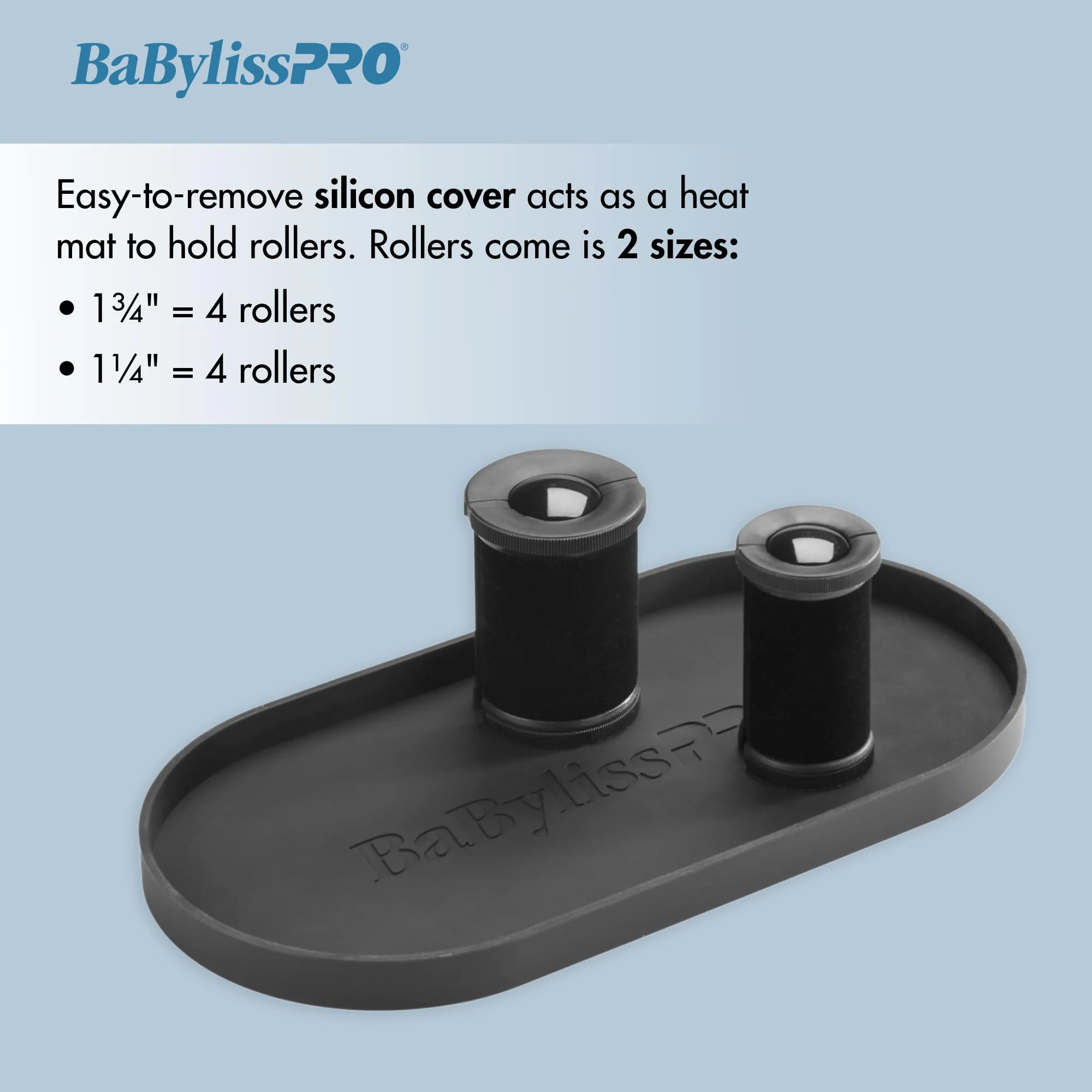 BaBylissPRO® Nano Titanium™ Compact 8-Piece Standing Hot Rollers - Image 2