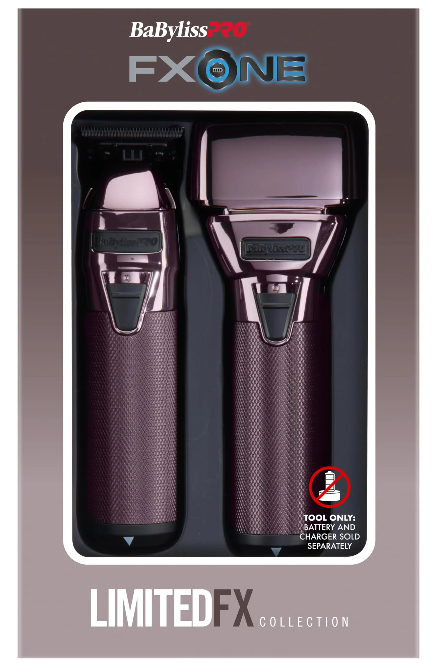 BaBylissPRO FXONE Limited Edition Purple Tool Only Hair Trimmer + Foil Shaver - Image 3